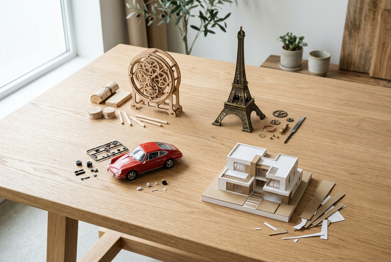 Maquette en bois, métal, plastique ou papier : laquelle choisir ?