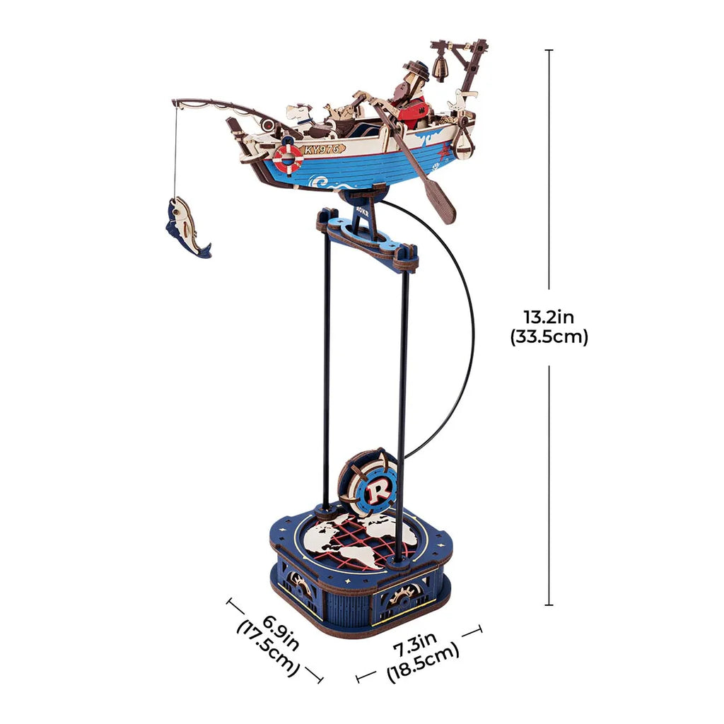 Maquette bateau oscillant