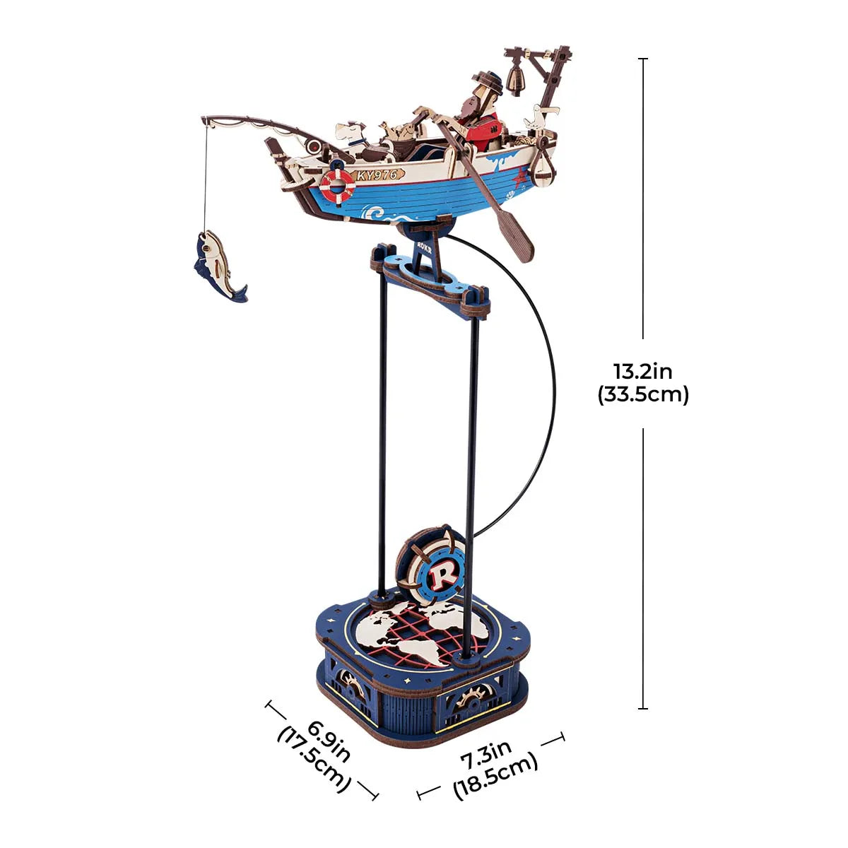 Maquette bateau oscillant