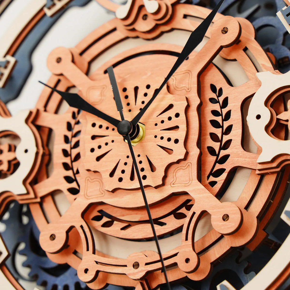 Maquette bois horloge