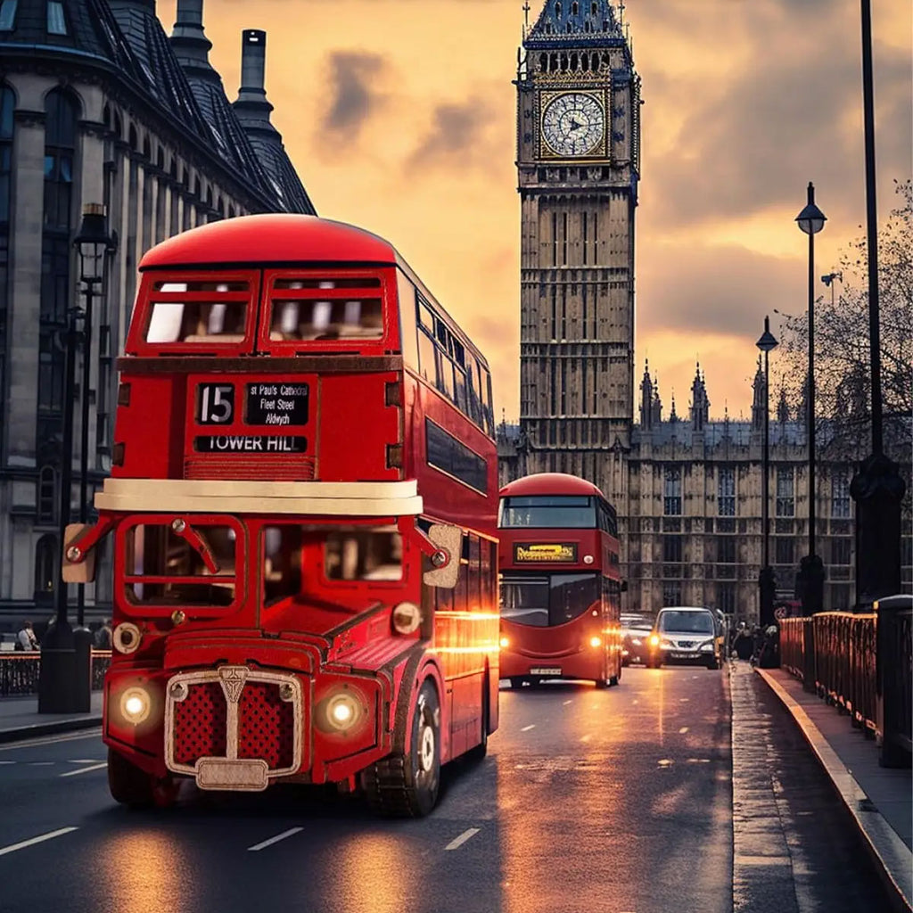 London Bus 3D puzzle