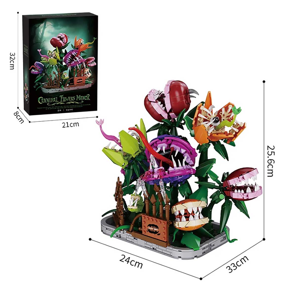 Maquette manoir des plantes carnivores