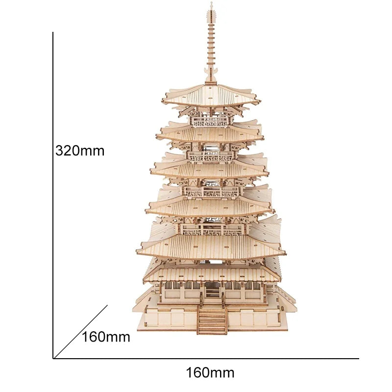 Maquette pagode japonaise