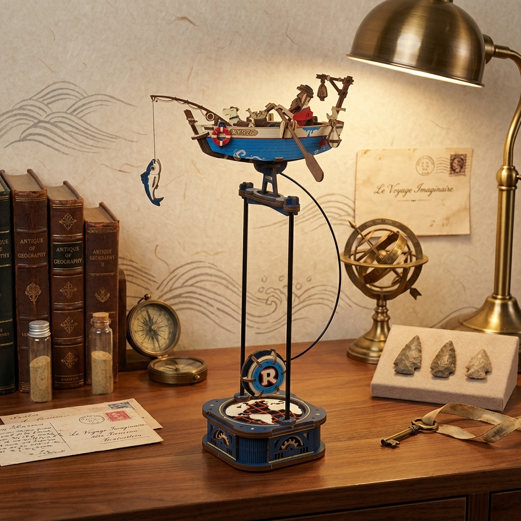 Maquette bateau oscillant