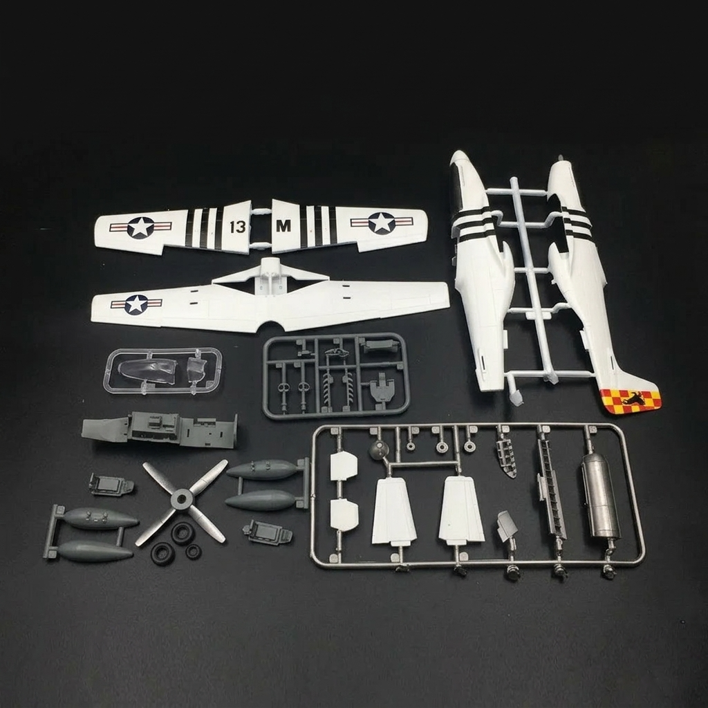 Maquette avion P51 Mustang