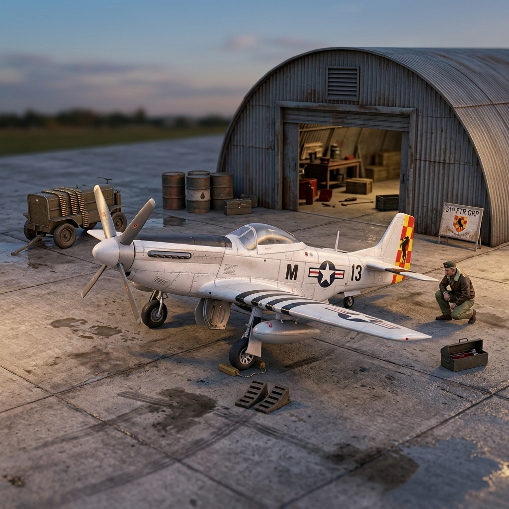 Maquette avion P51 Mustang