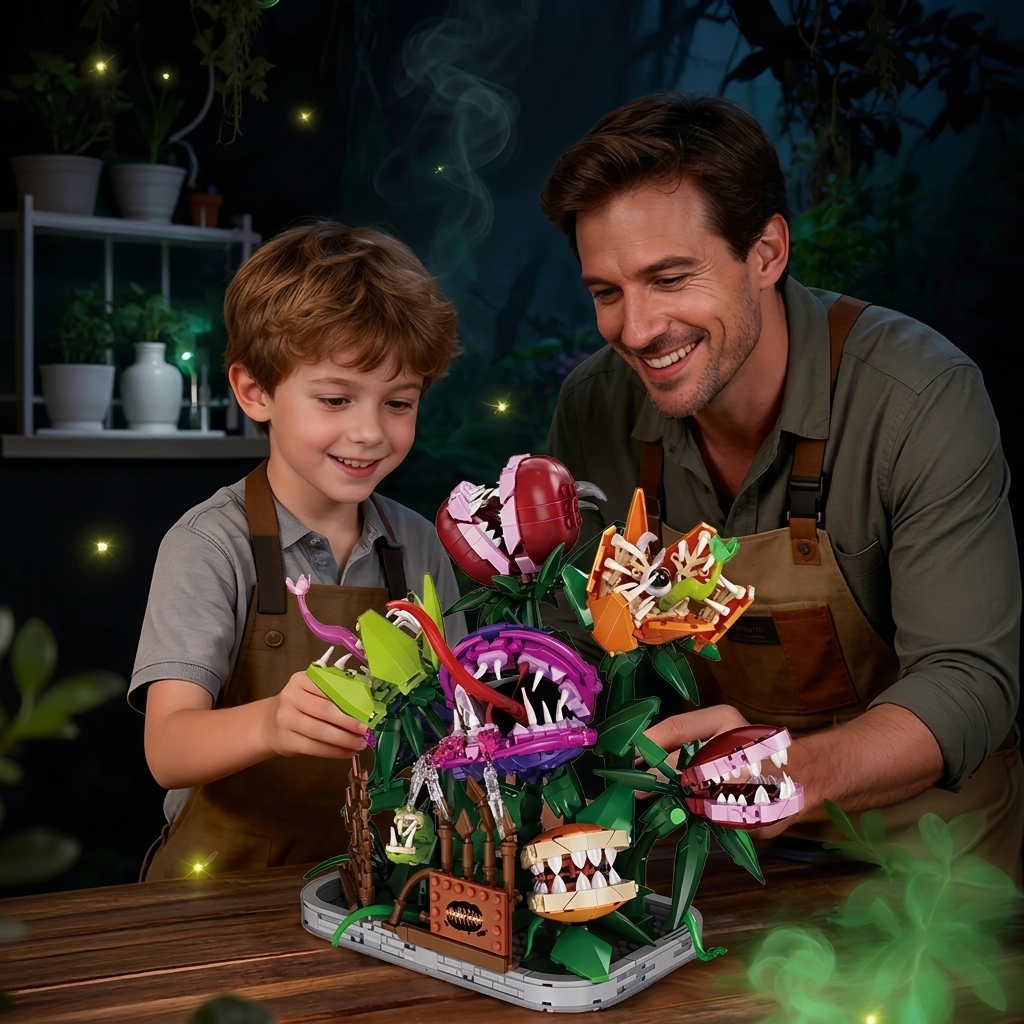 Maquette manoir des plantes carnivores