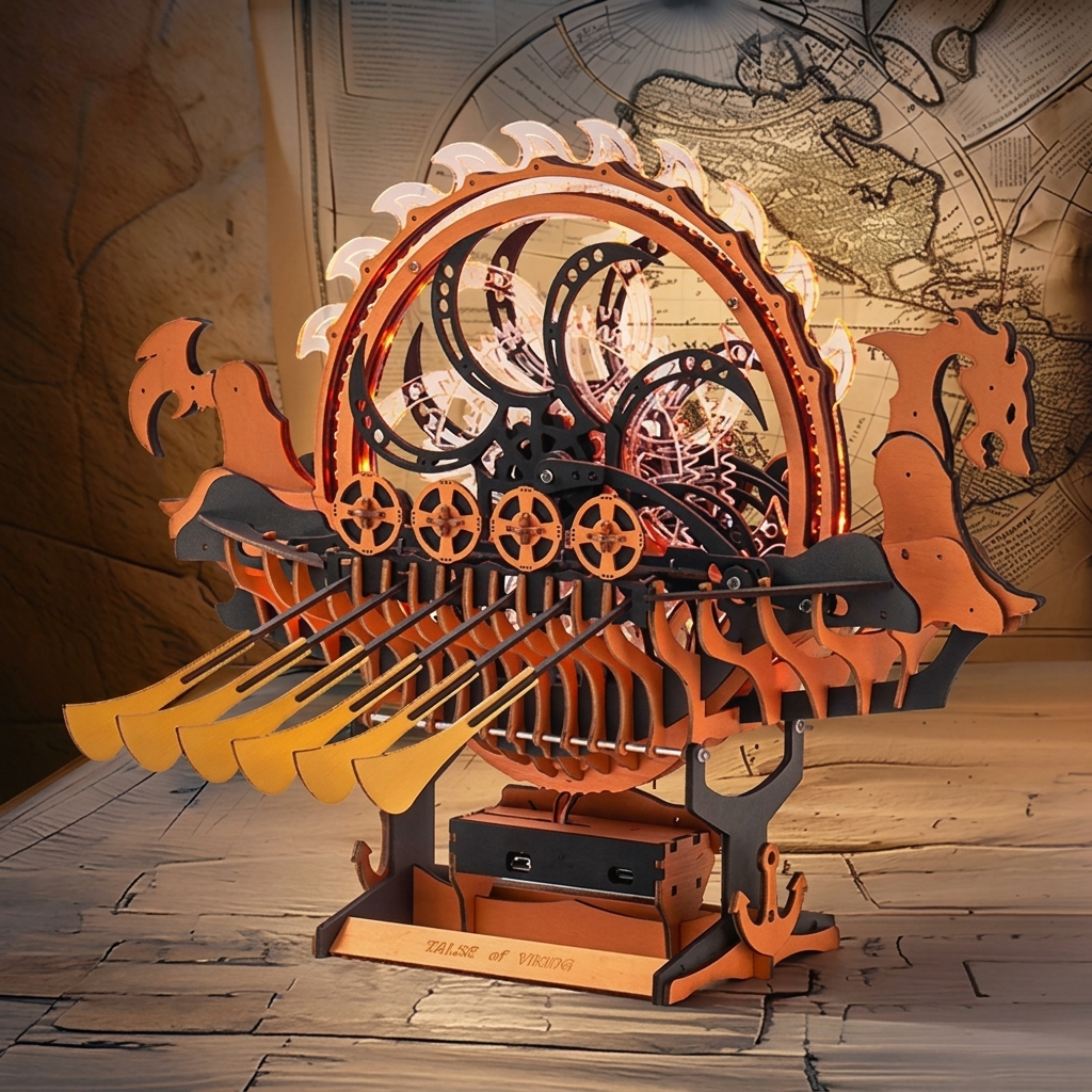 Maquette drakkar viking