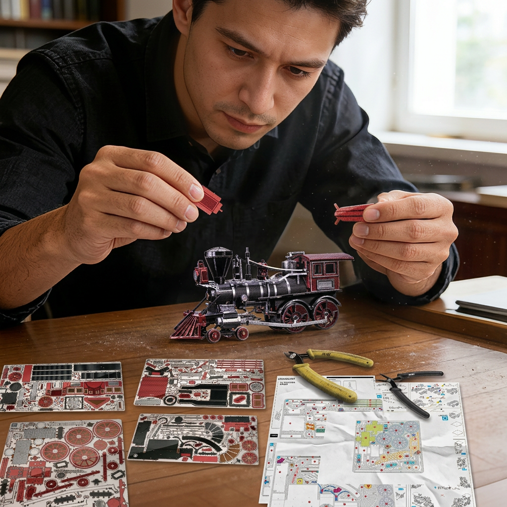 Maquette locomotive à vapeur