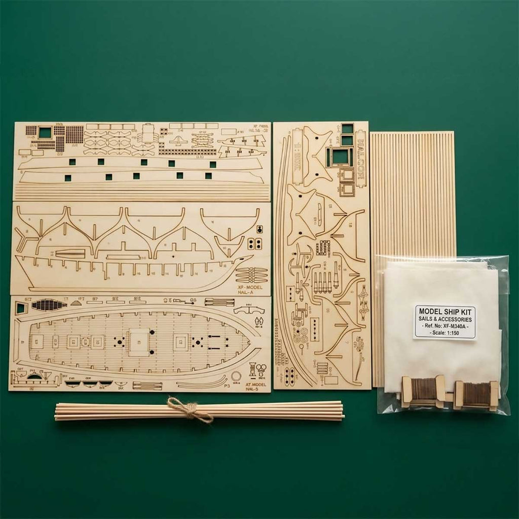 Maquette voilier bois