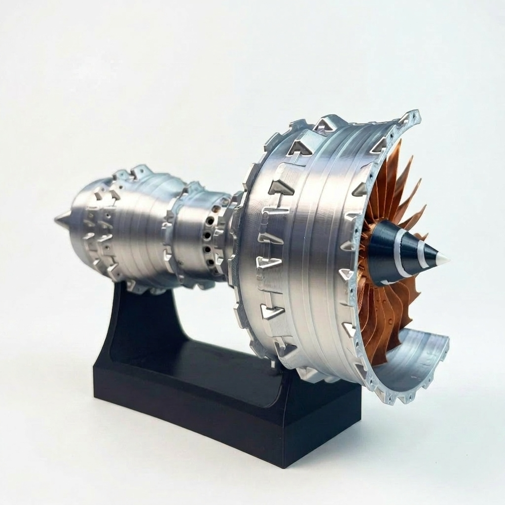 Maquette moteur d'avion