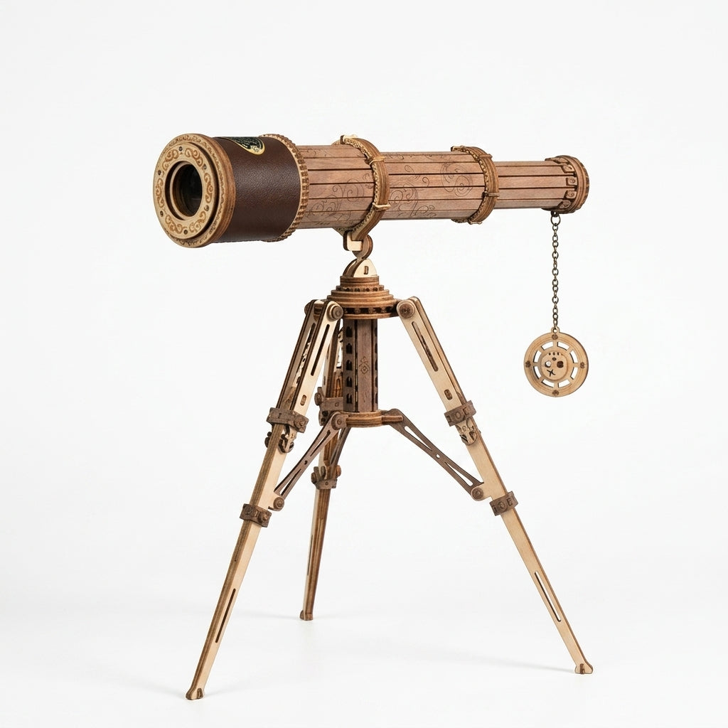 Téléscope en bois