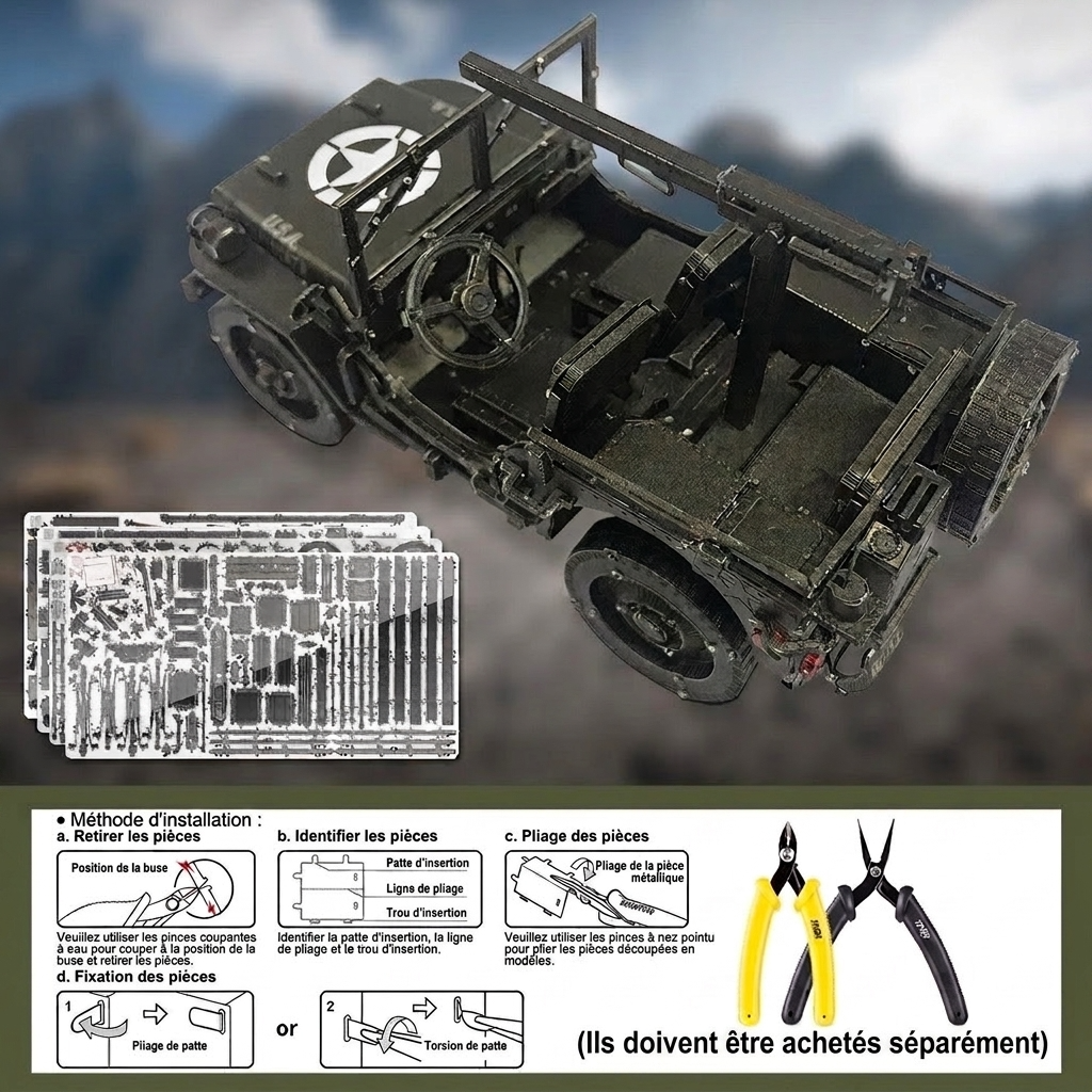 Maquette Jeep Willys MB