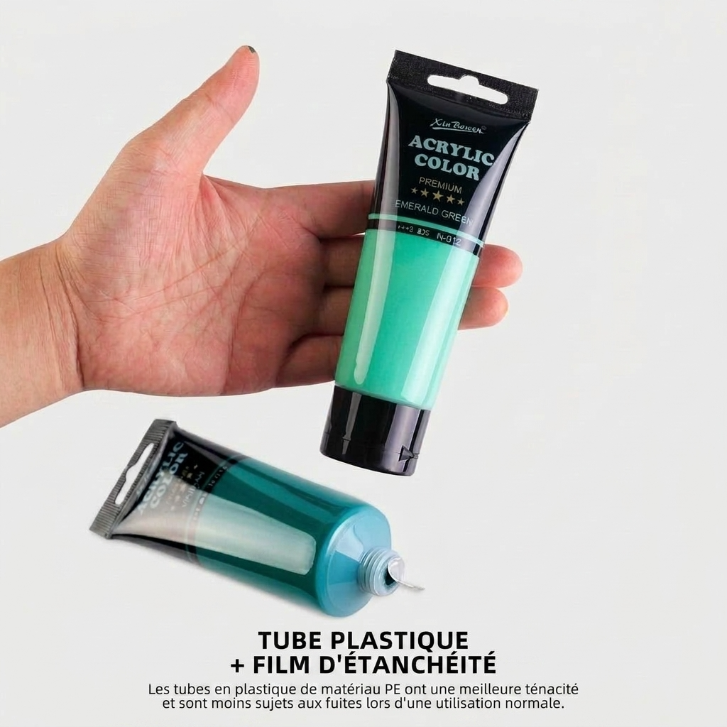 Tubes peinture acrylique 75ml