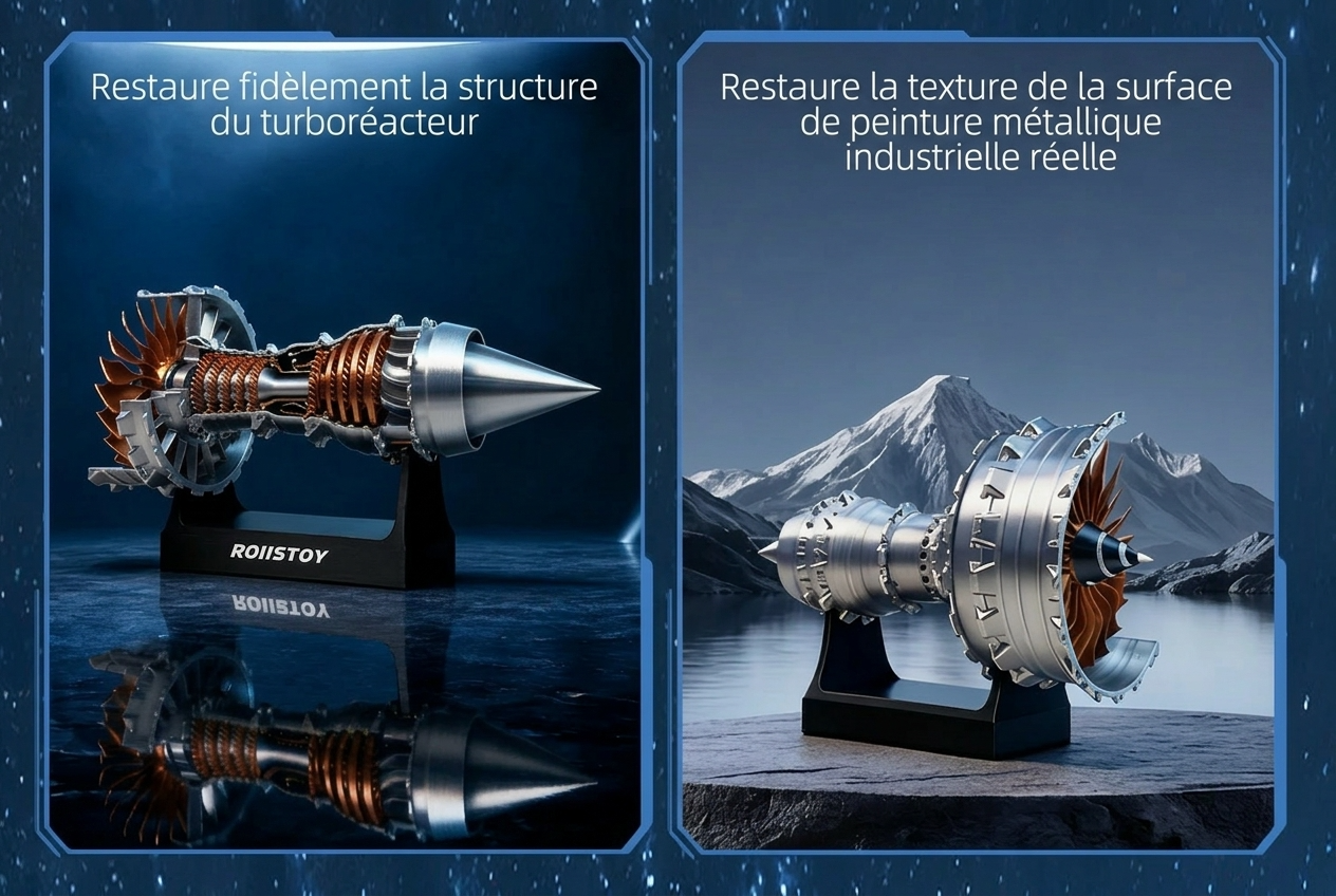 Maquette moteur d'avion