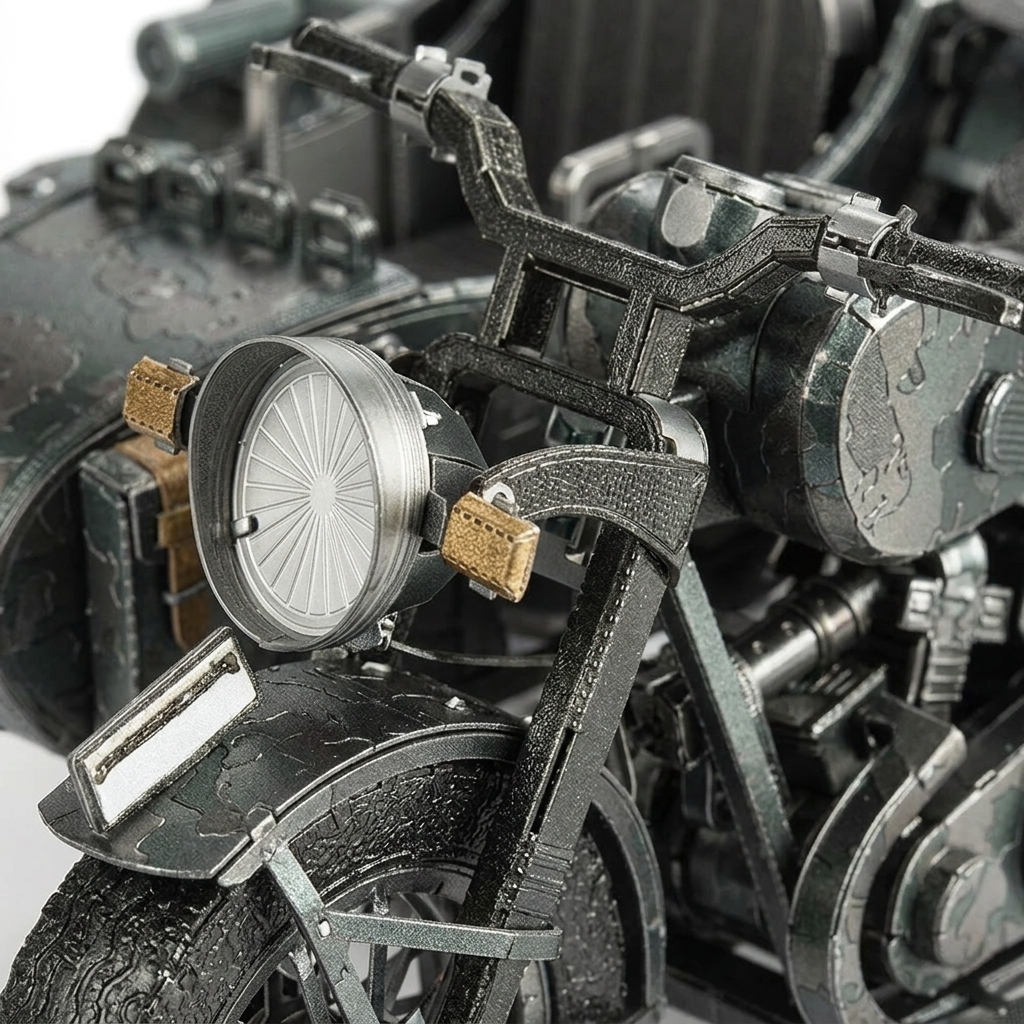 Maquette moto militaire