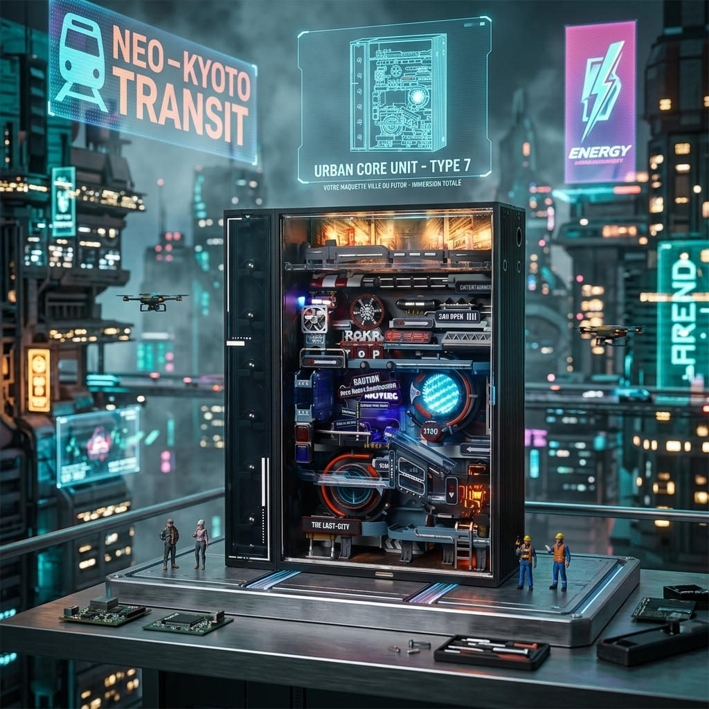 Maquette ville du futur
