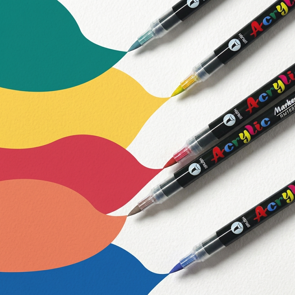 Feutres acryliques 36 couleurs