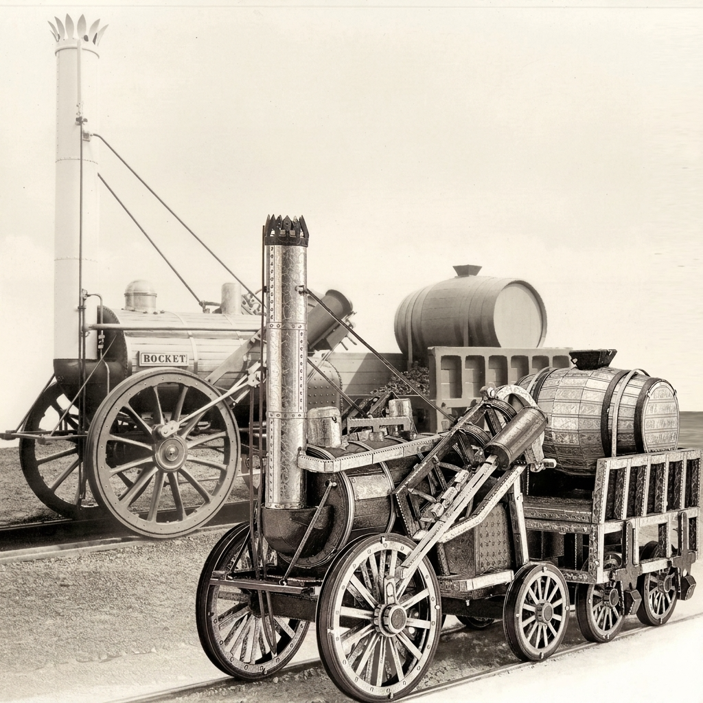 Maquette Stephenson's Rocket