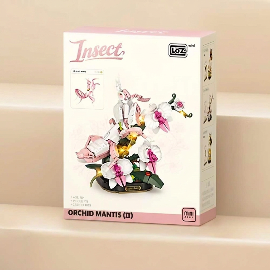 Maquette mante orchidée