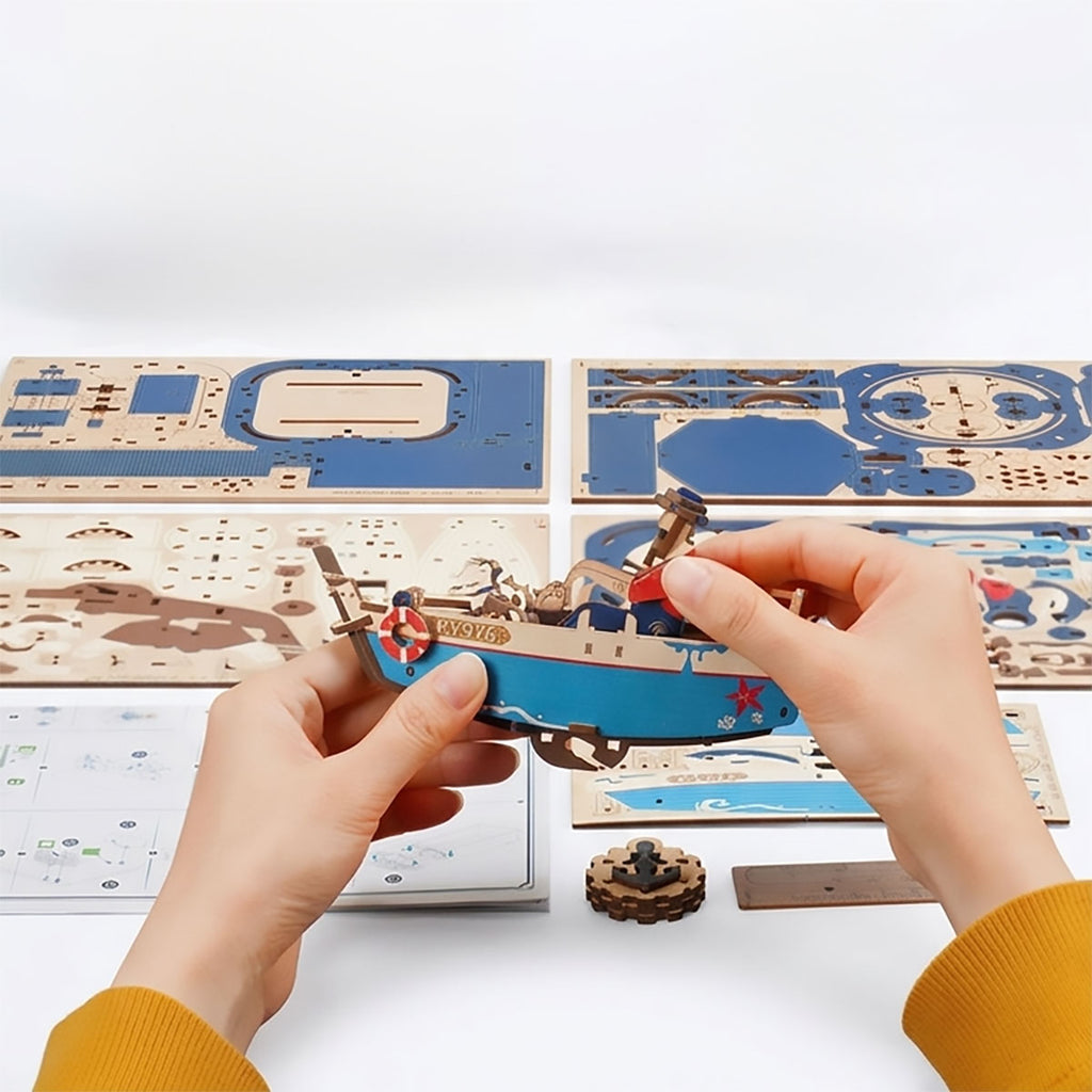 Maquette bateau oscillant