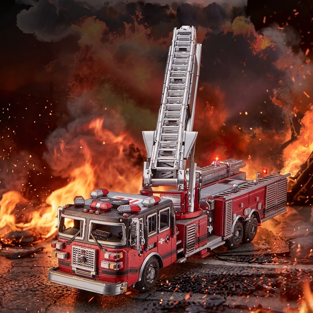 Maquette camion pompier