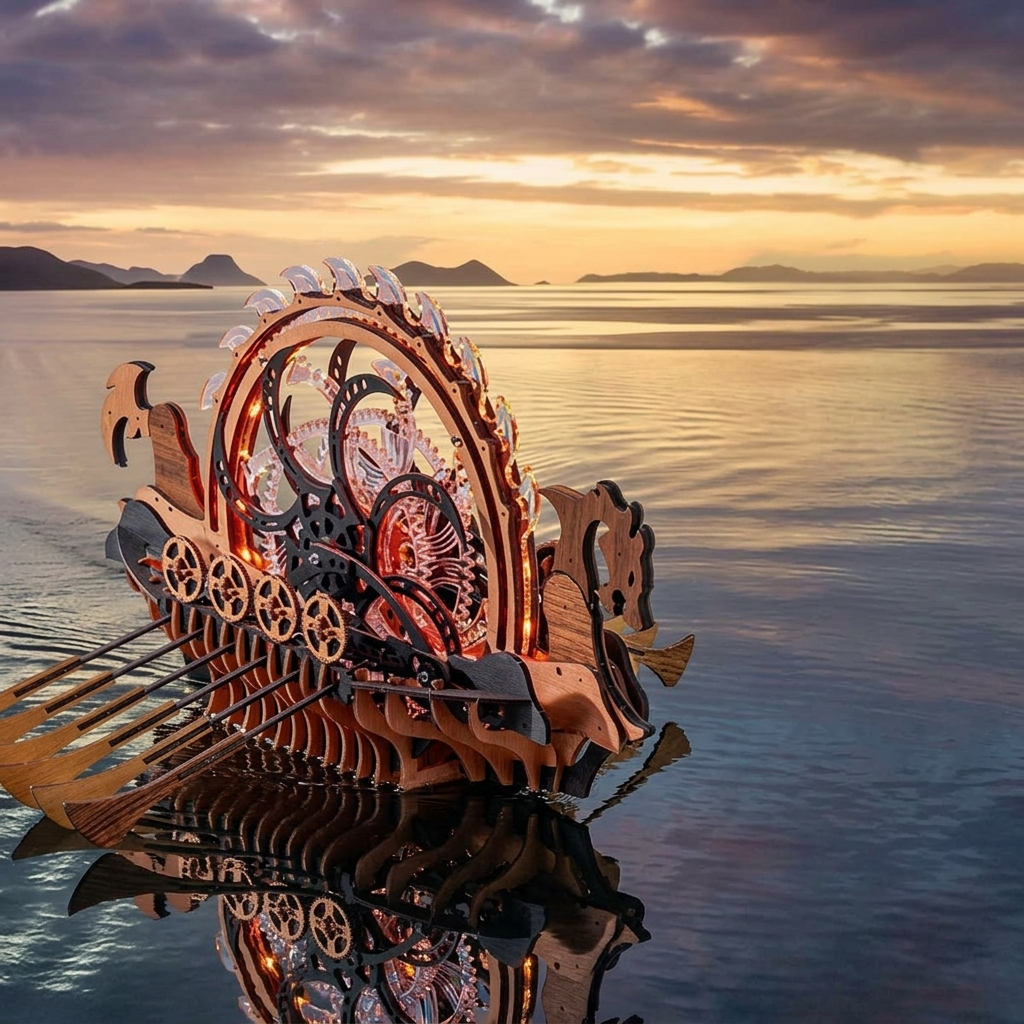 Maquette drakkar viking