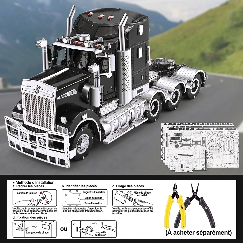 Maquette camion américain