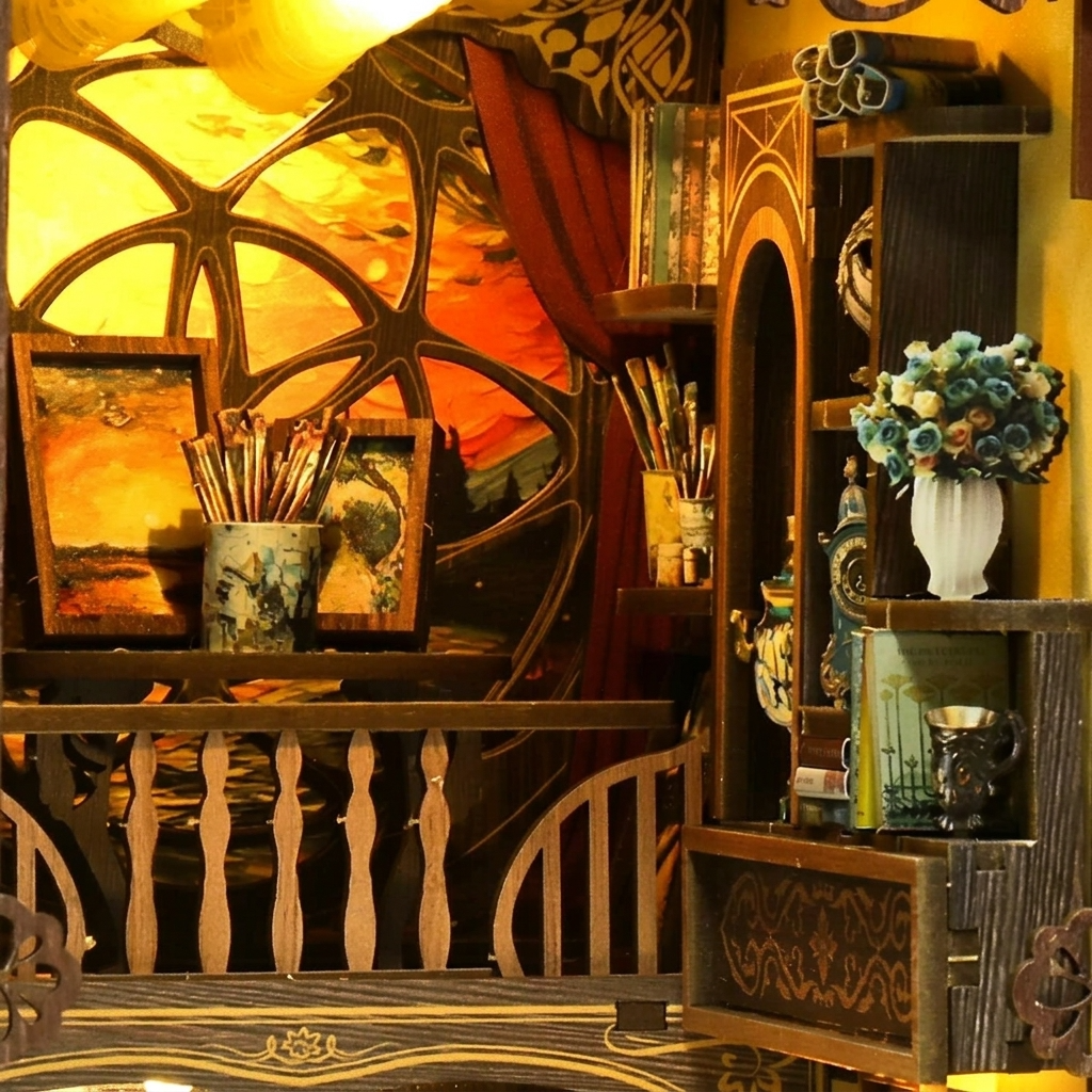 Book Nook Van Gogh