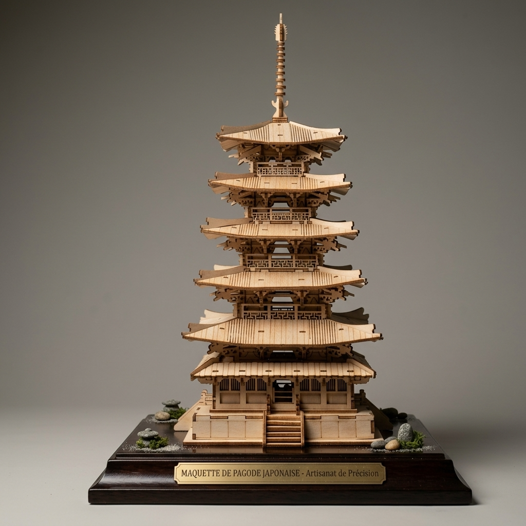 Maquette pagode japonaise
