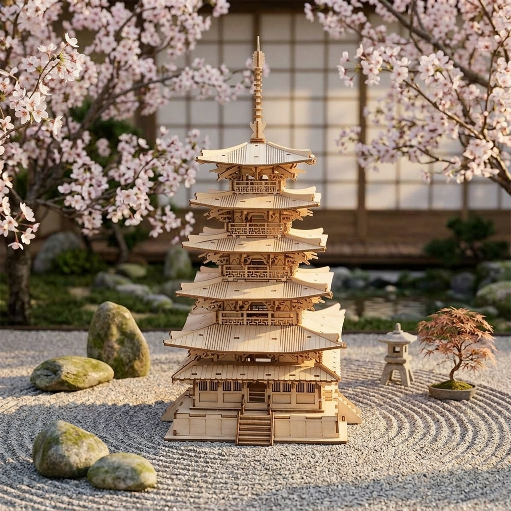 Maquette pagode japonaise