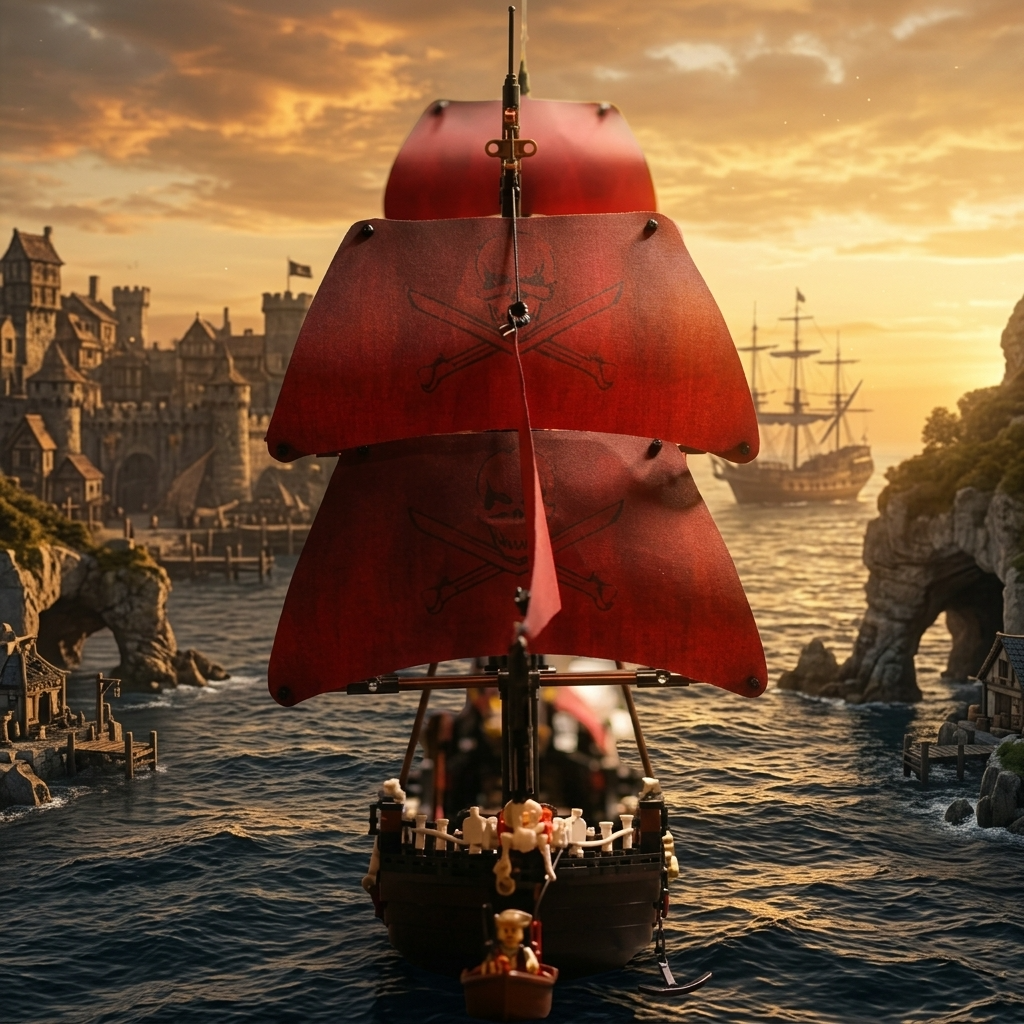 Maquette navire pirate