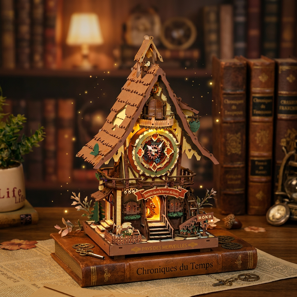 Puzzle 3D Horloge coucou