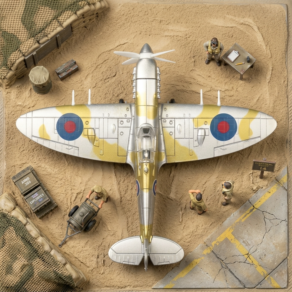Spitfire avion Maquette