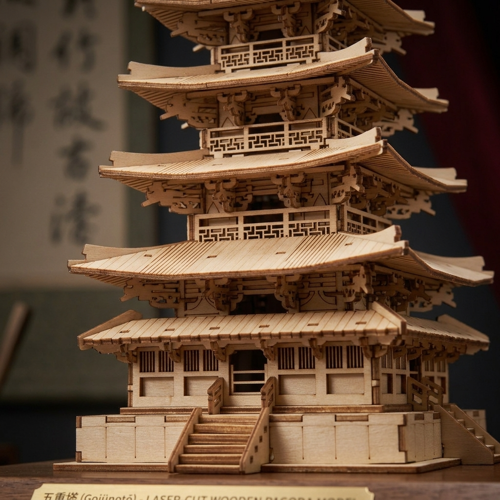 Maquette pagode japonaise