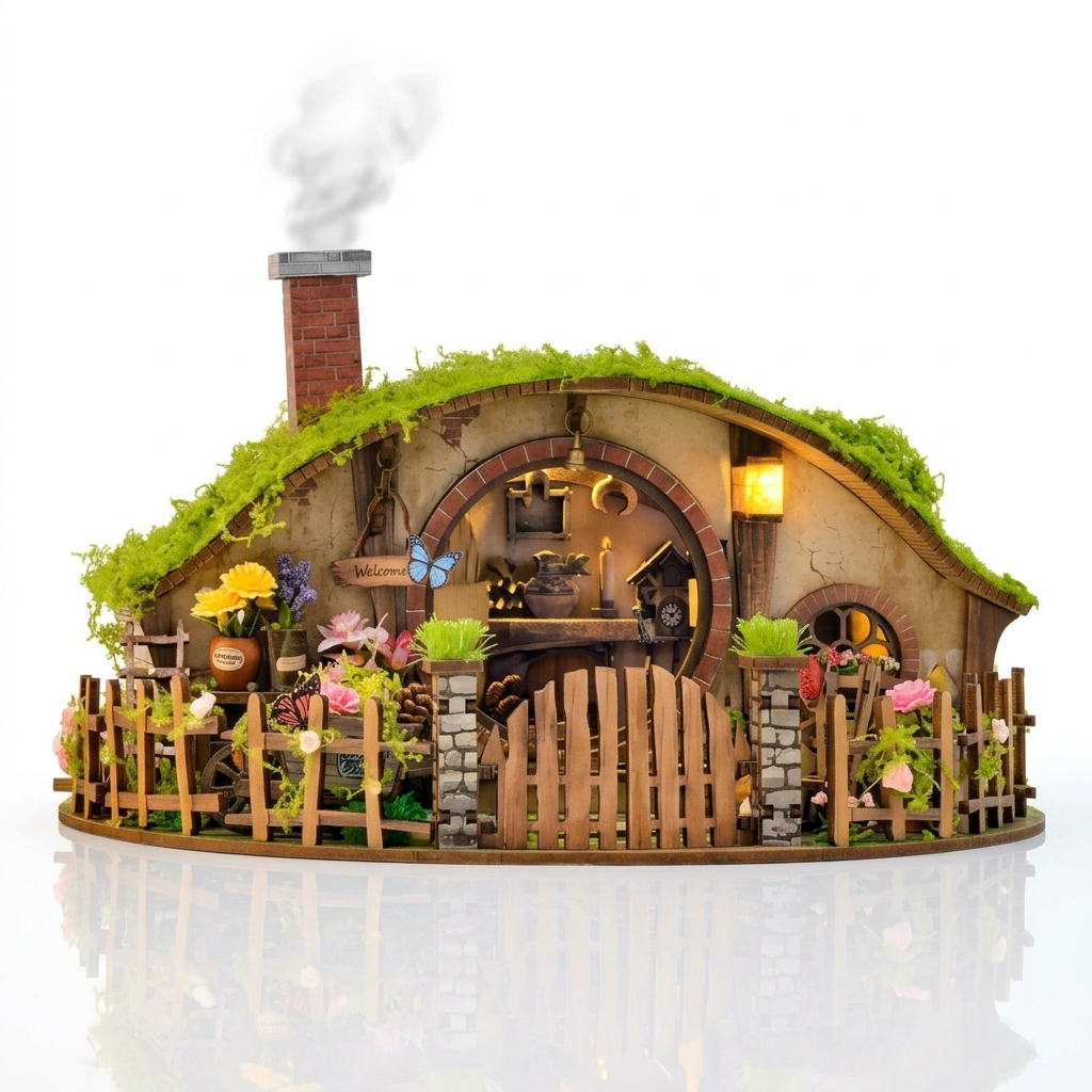 Maquette maison miniature
