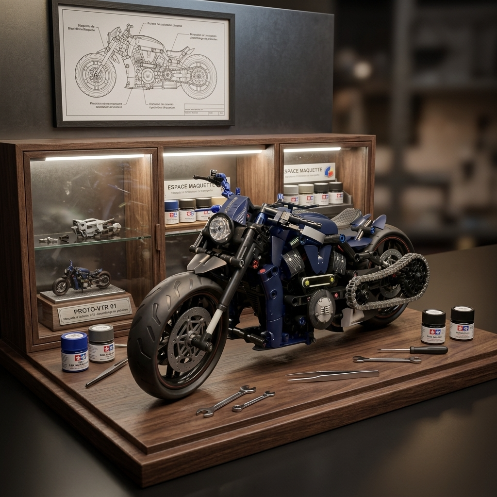 Maquette moto 1:8