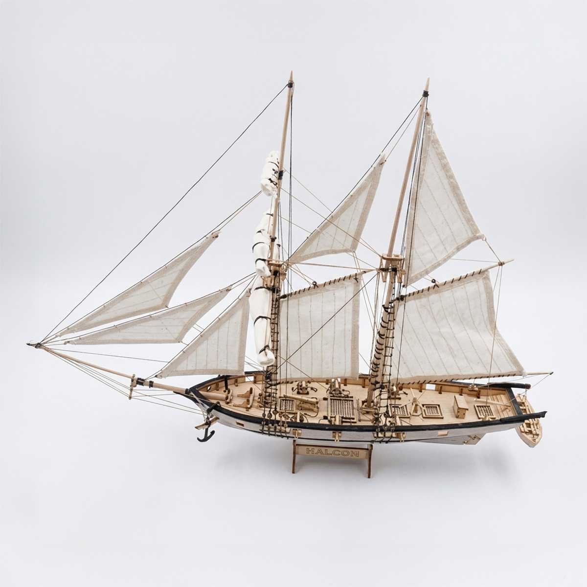 Maquette voilier bois