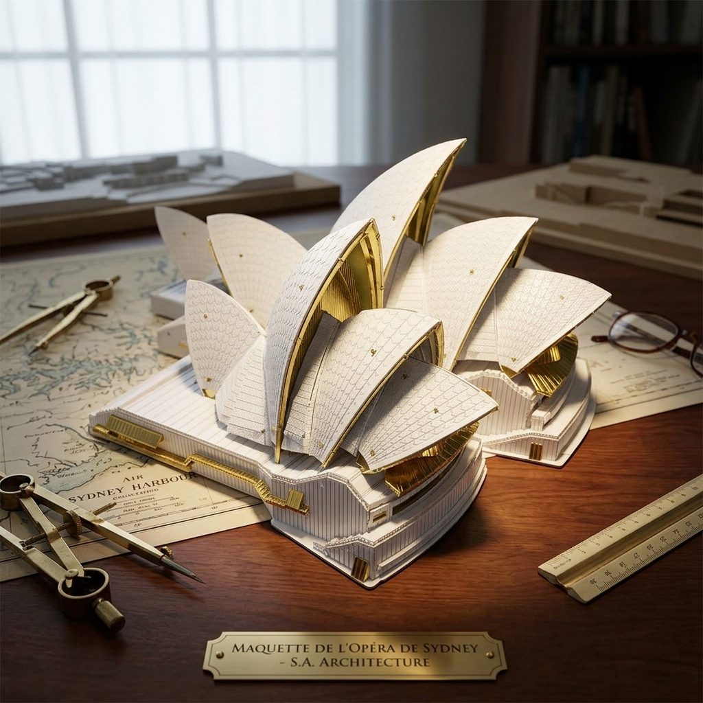 Maquette opéra de Sydney