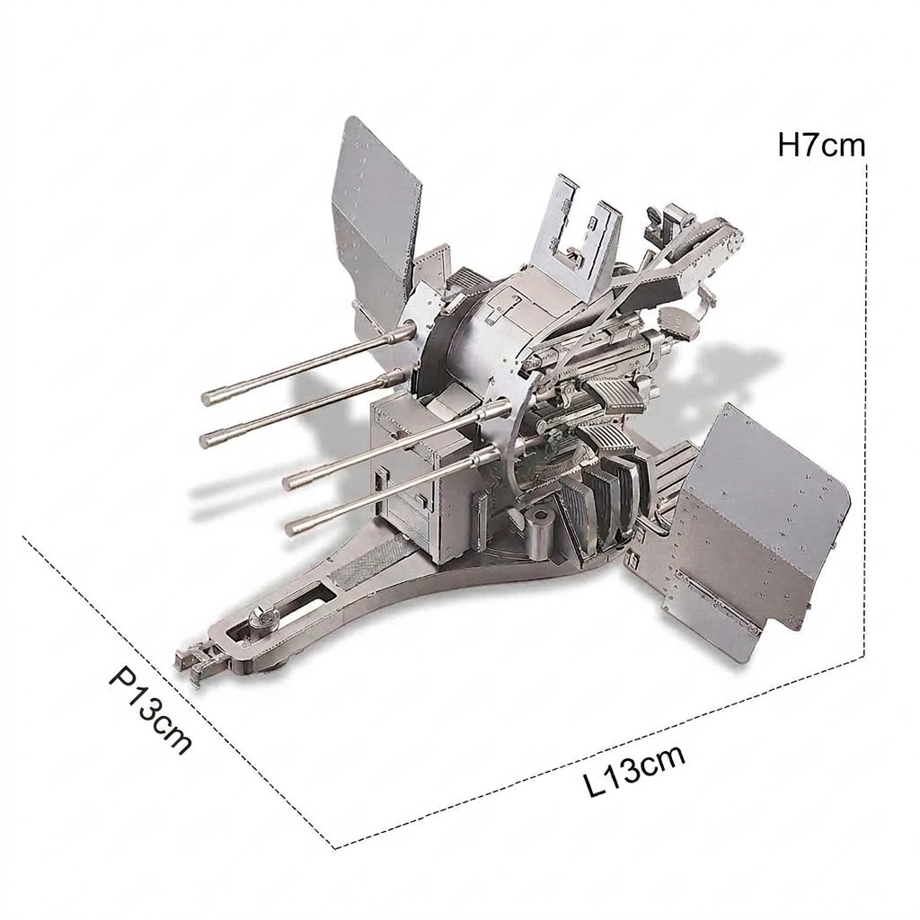 Maquette canon antiaérien Flakvierling 38