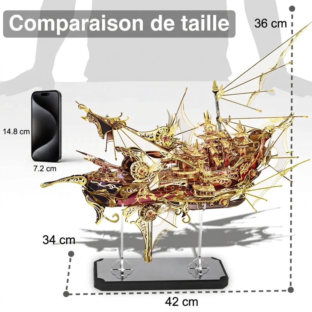Maquette bateau céleste