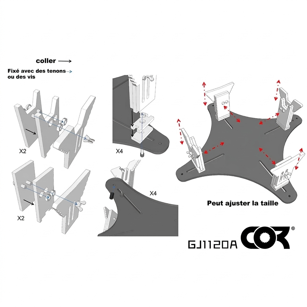 Support pour maquette avion