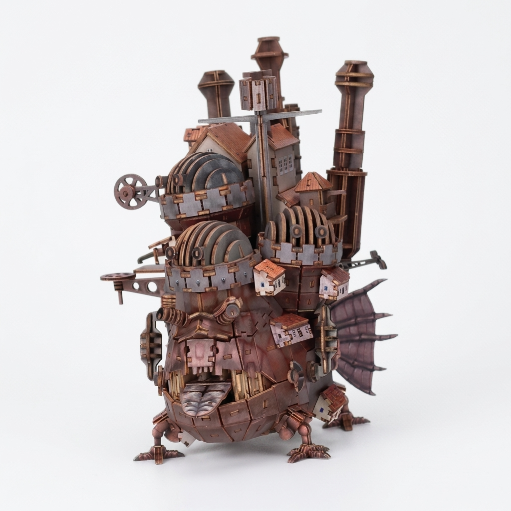 Maquette Château Steampunk