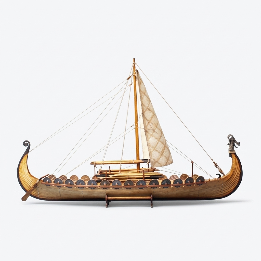 Maquette bateau Viking