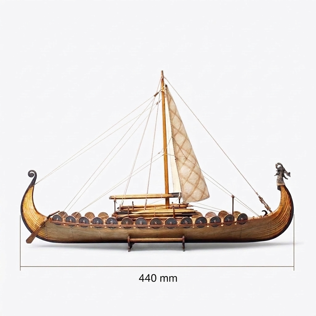 Maquette bateau Viking