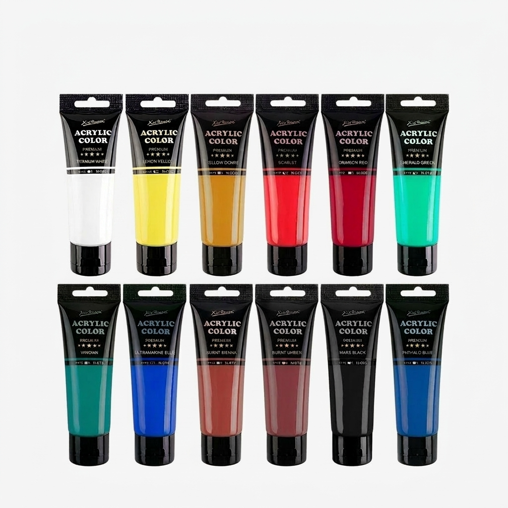 Tubes peinture acrylique 75ml