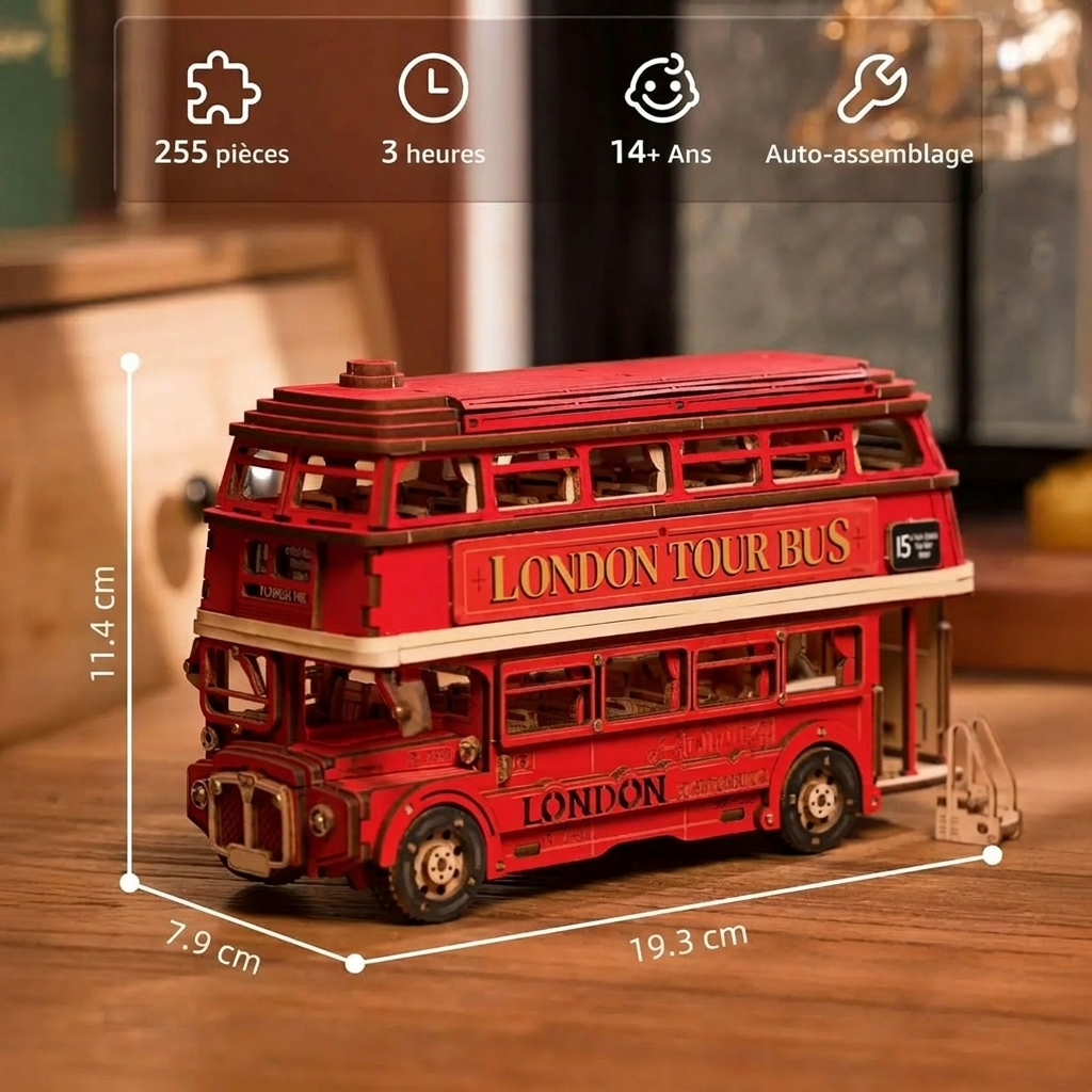 London Bus 3D puzzle