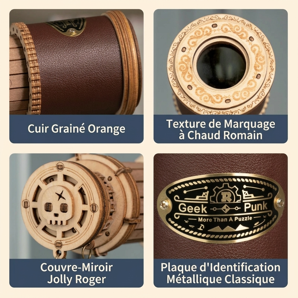 Téléscope en bois