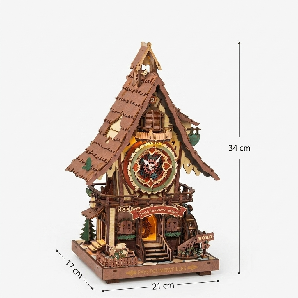 Puzzle 3D Horloge coucou