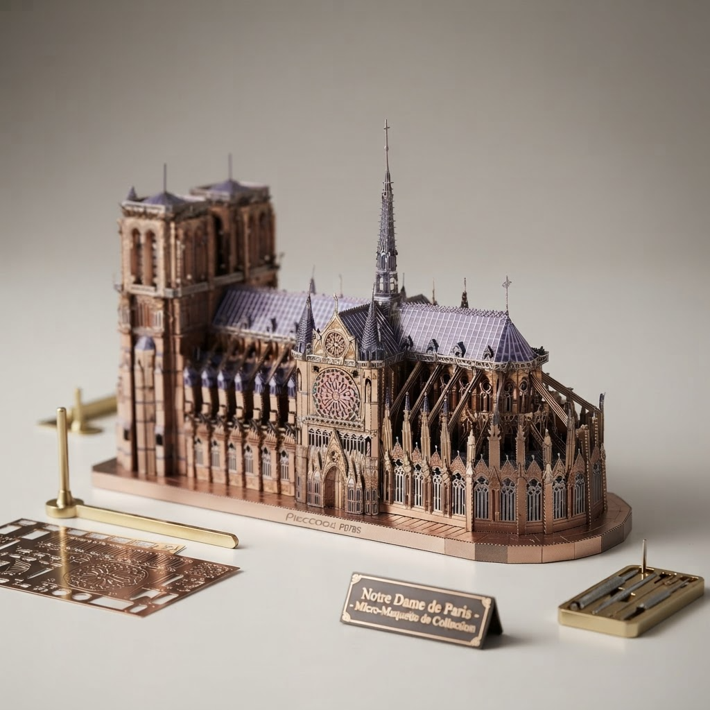 Maquette Notre-Dame de Paris - Métal